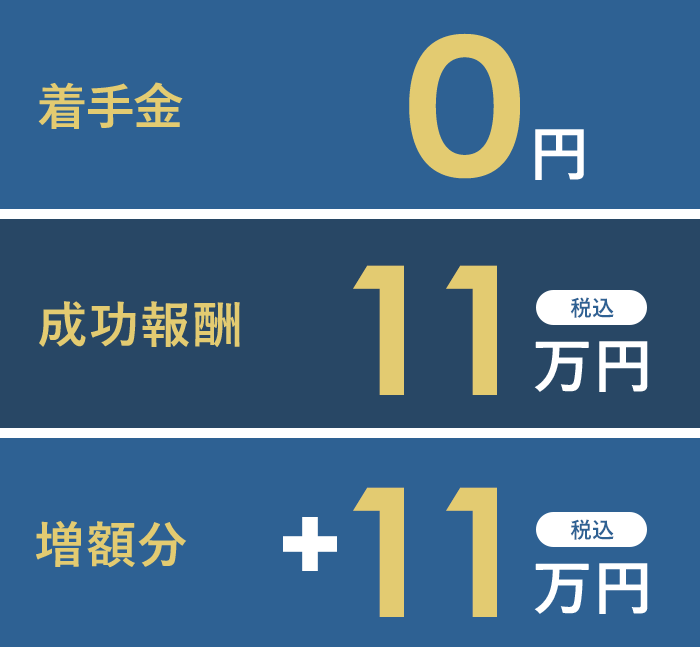 着手金０円